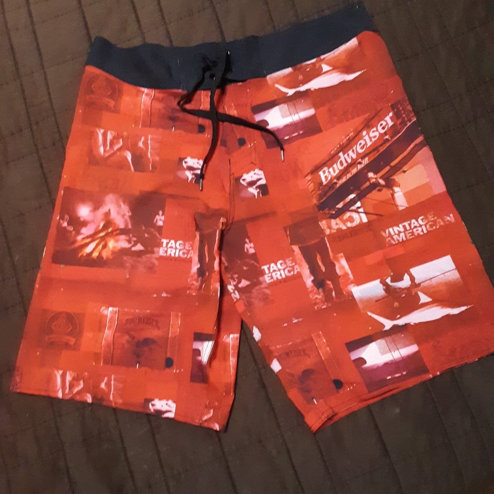 Budweiser swim shorts board trunks surf